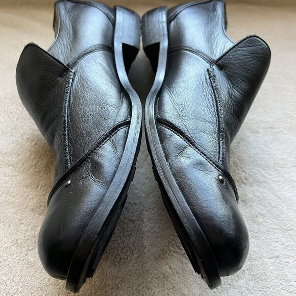 Gordon Rush Black Leather Slip On Loafer Shoes with Studs Men’s US 11 7142 - Picture 7 of 16